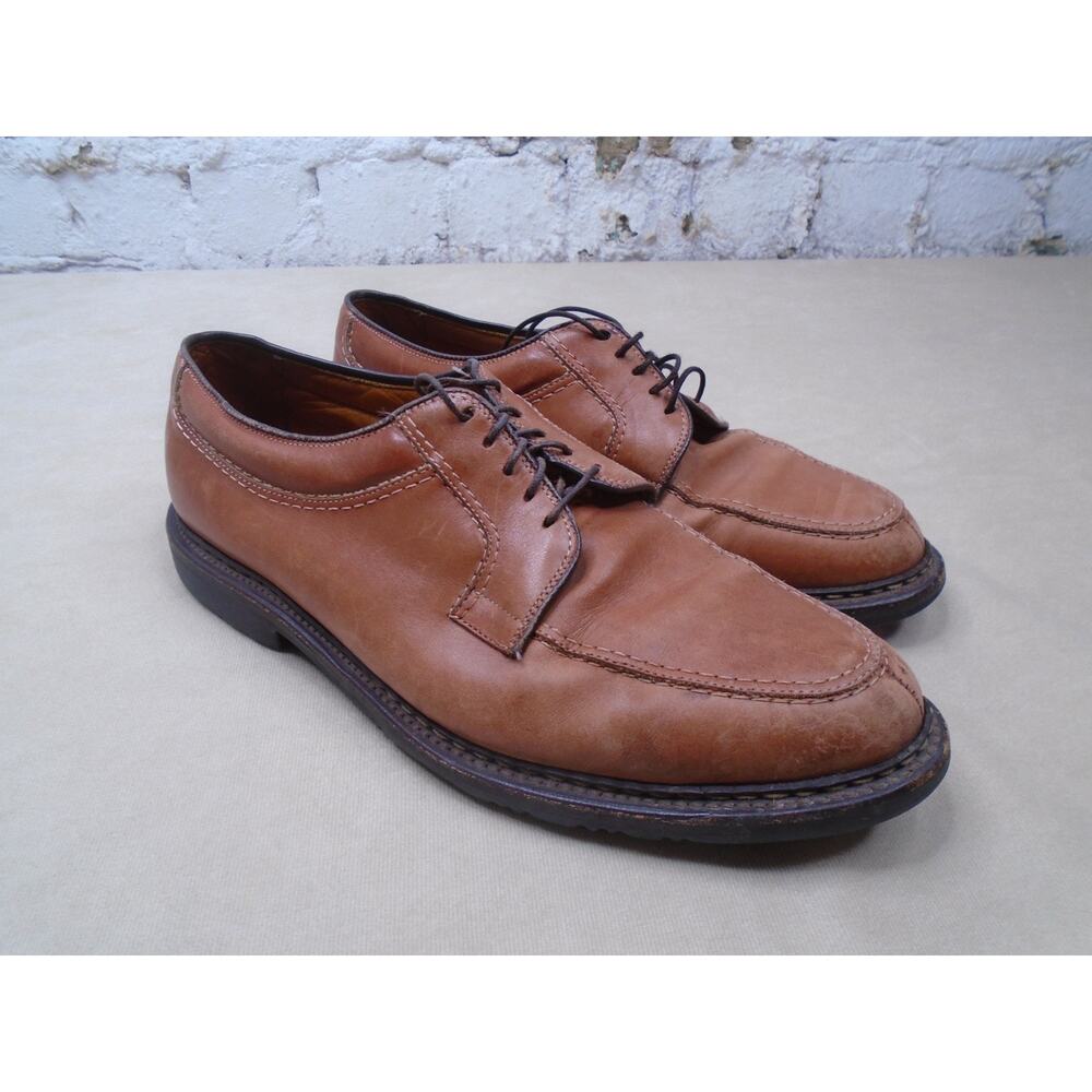 Allen Edmonds 1951 Wilbert Split Toe Derby Dress Shoes Brown Mens Size 11 D